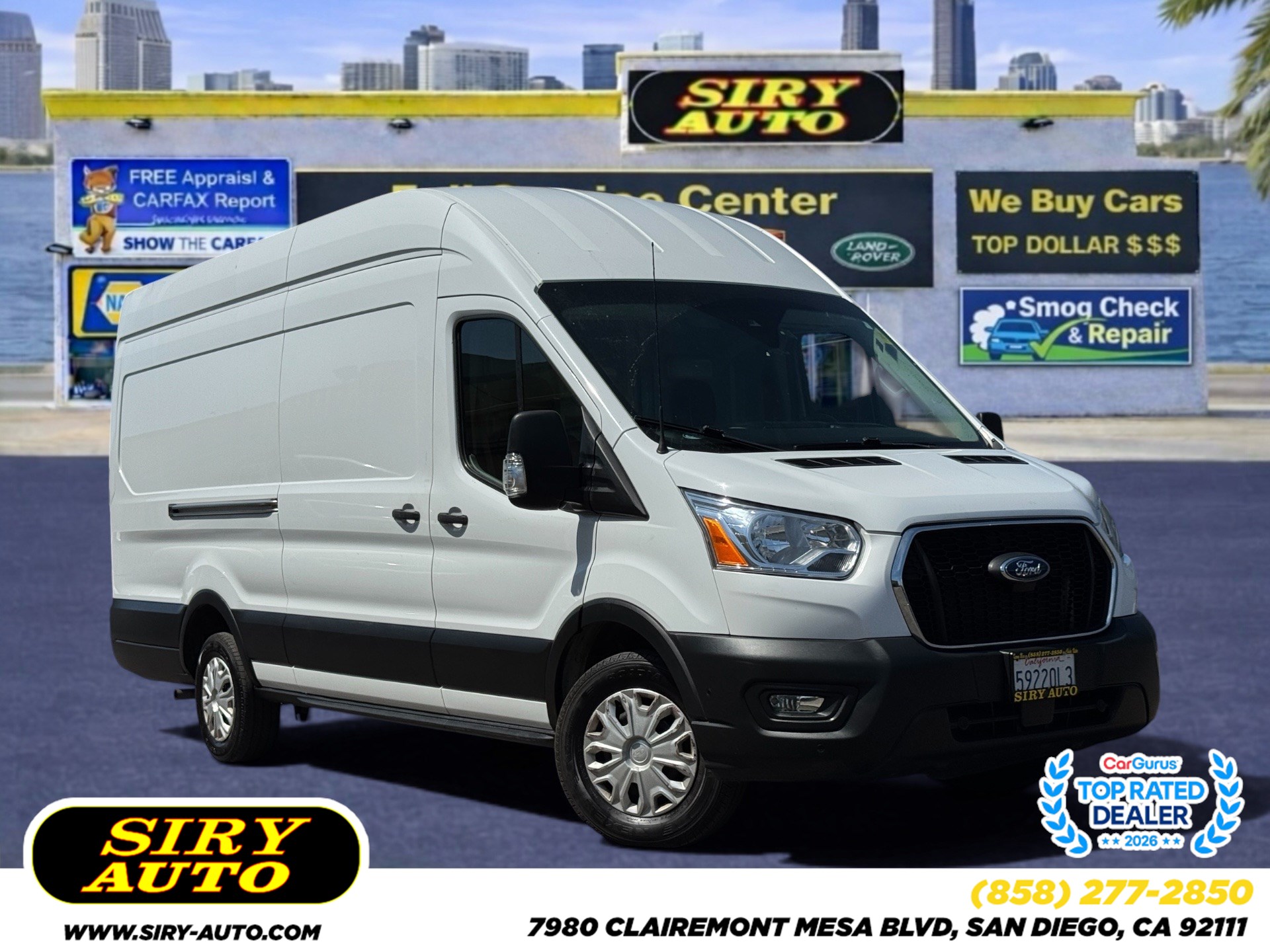 Sold 2021 Ford Transit Cargo Van T-250 RWD High Roof