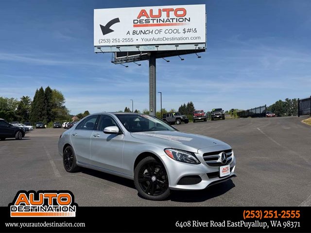 Iridium Silver Metallic 2015 Mercedes-Benz C-Class C 300 4MATIC Sedan All-Wheel Drive Automatic