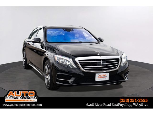 Black 2014 Mercedes-Benz S-Class S 550 4MATIC Sedan All-Wheel Drive Automatic