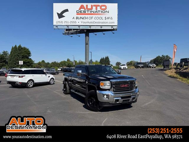Onyx Black 2017 GMC Sierra 3500HD Pickup Truck Four-Wheel Drive Automatic