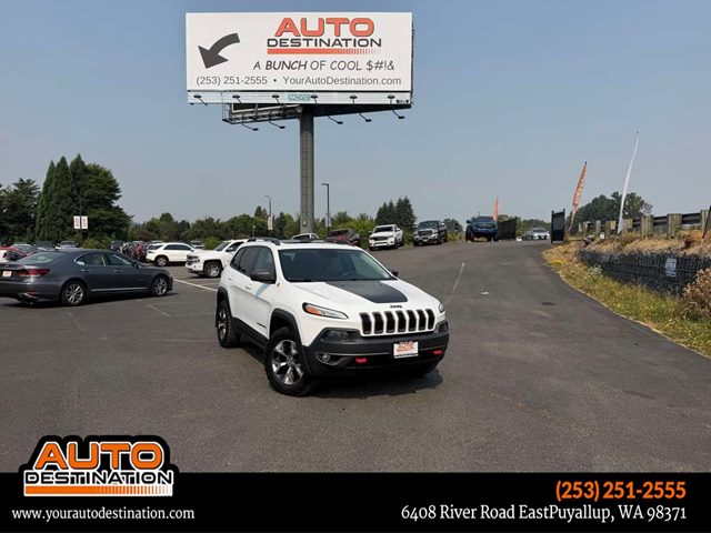 Bright White 2015 Jeep Cherokee SUV / Crossover Four-Wheel Drive Automatic