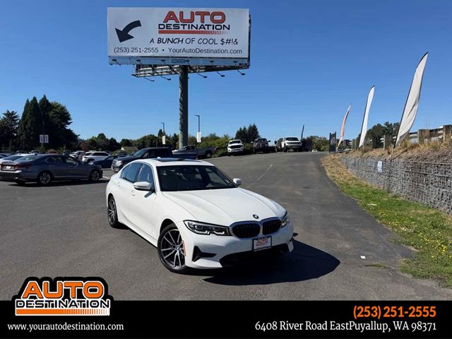 White 2019 BMW 3 Series Sedan All-Wheel Drive Automatic