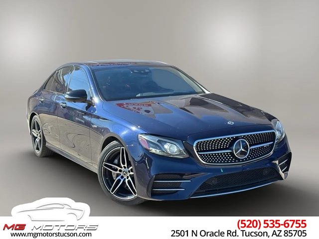 Blue 2019 Mercedes-Benz E-Class Sedan All-Wheel Drive 9-Speed Automatic