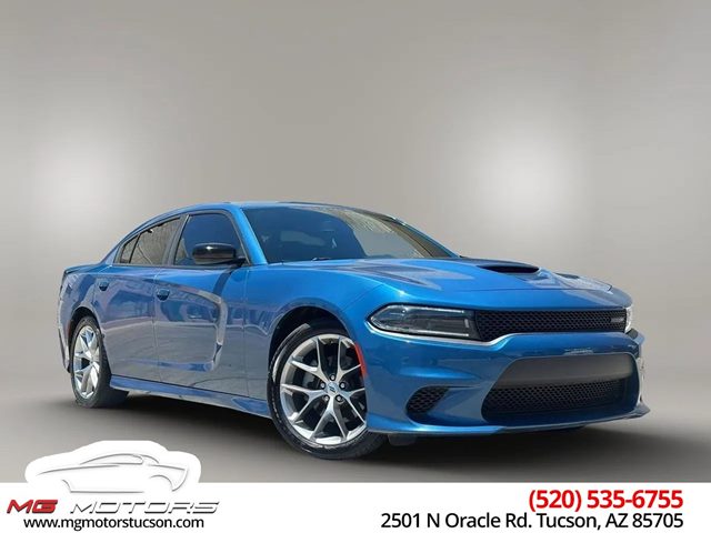Blue (Frostbite) 2023 Dodge Charger Sedan Rear-Wheel Drive Automatic