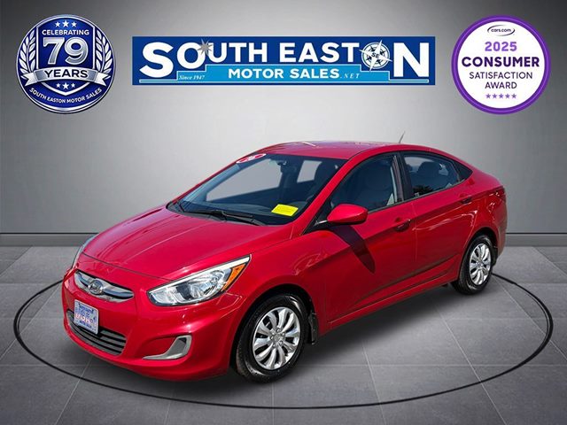 Boston Red Metallic 2016 Hyundai Accent SE Sedan FWD Sedan Front-Wheel Drive Automatic