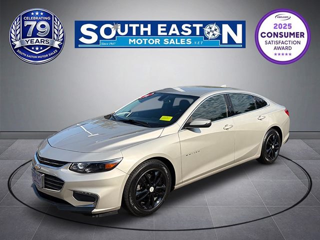 Champagne Silver Metallic 2016 Chevrolet Malibu 1LT FWD Sedan Front-Wheel Drive Automatic