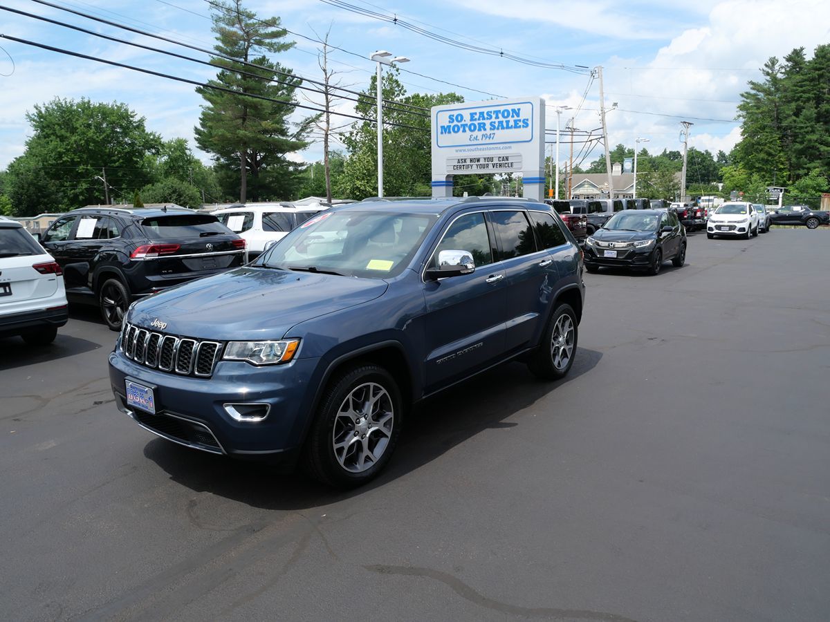 Slate Blue Pearlcoat 2020 Jeep Grand Cherokee SUV / Crossover Four-Wheel Drive Automatic