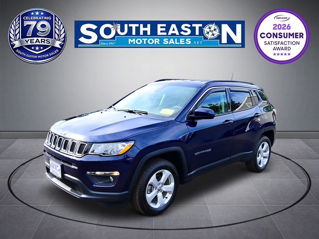 Jazz Blue Pearlcoat 2021 Jeep Compass SUV / Crossover Four-Wheel Drive Automatic
