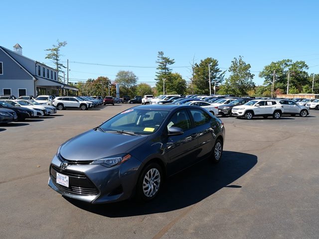 Gray 2018 Toyota Corolla Sedan Front-Wheel Drive Automatic