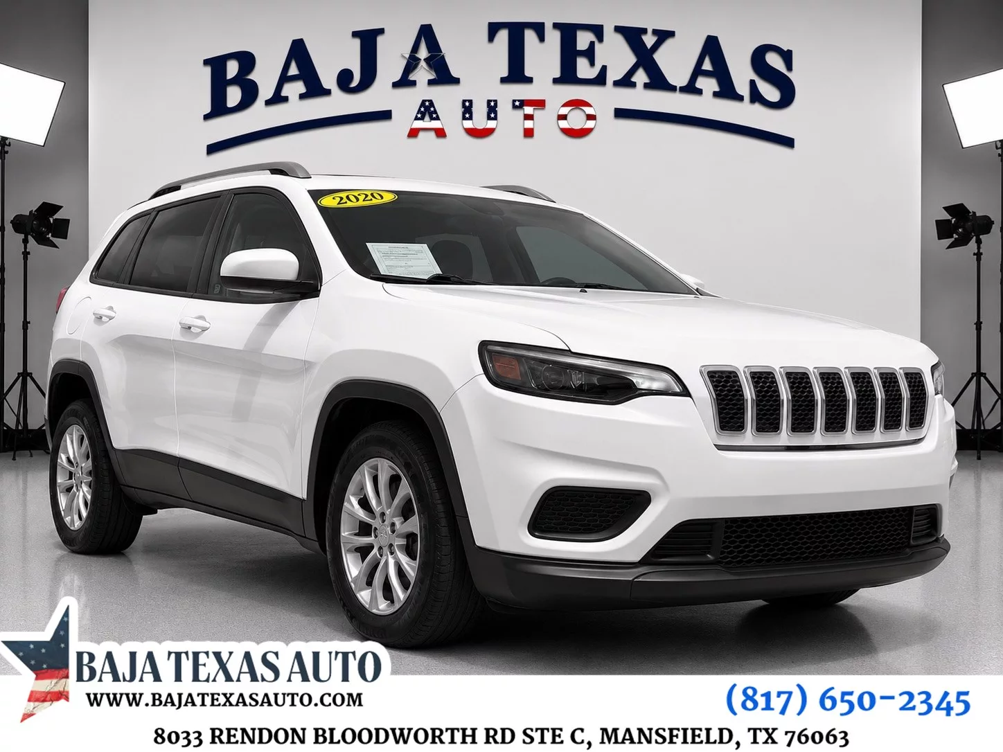 2020 Jeep Cherokee Latitude, Longitude, North — rebuilt & branded title, 55% below market