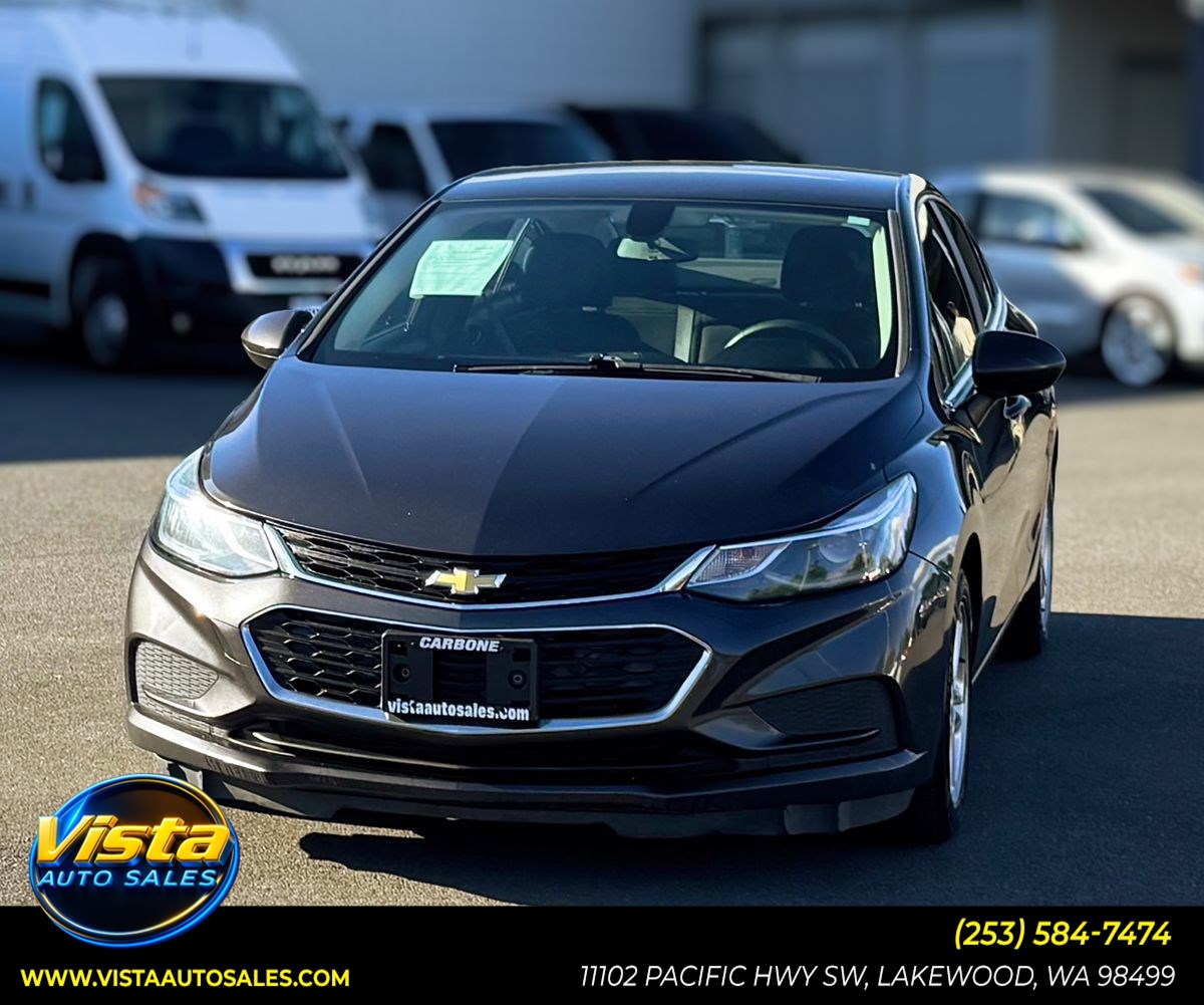 Gray (Tungsten Metallic) 2017 Chevrolet Cruze Sedan Front-Wheel Drive Automatic