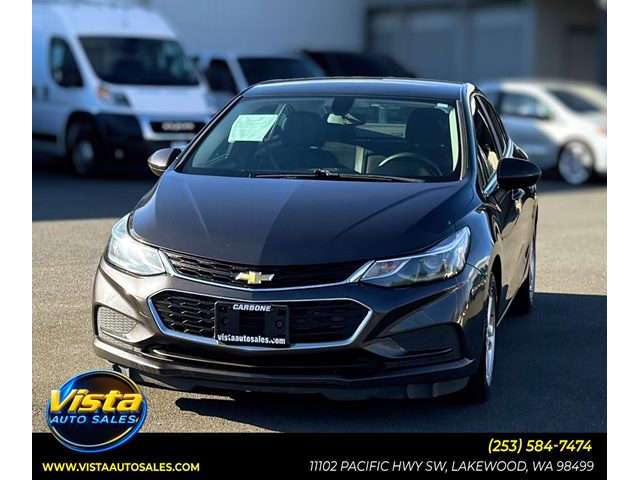 Gray (Tungsten Metallic) 2017 Chevrolet Cruze Sedan Front-Wheel Drive Automatic