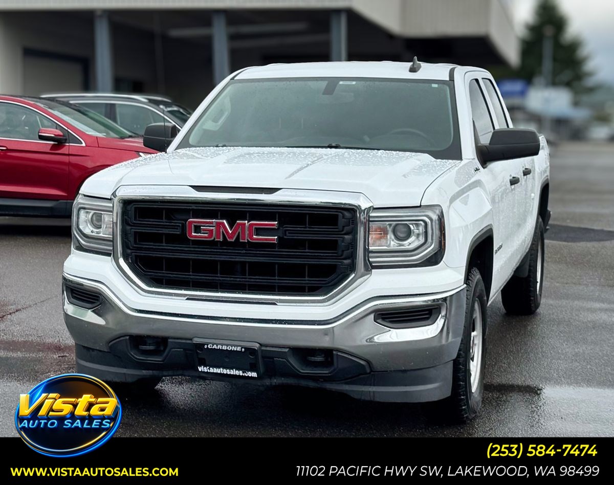 Summit White 2017 GMC Sierra 1500 Pickup Truck Four-Wheel Drive Automatic