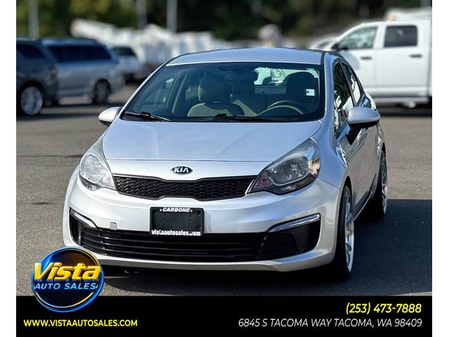 Bright Silver Metallic 2016 Kia Rio Sedan Front-Wheel Drive Automatic