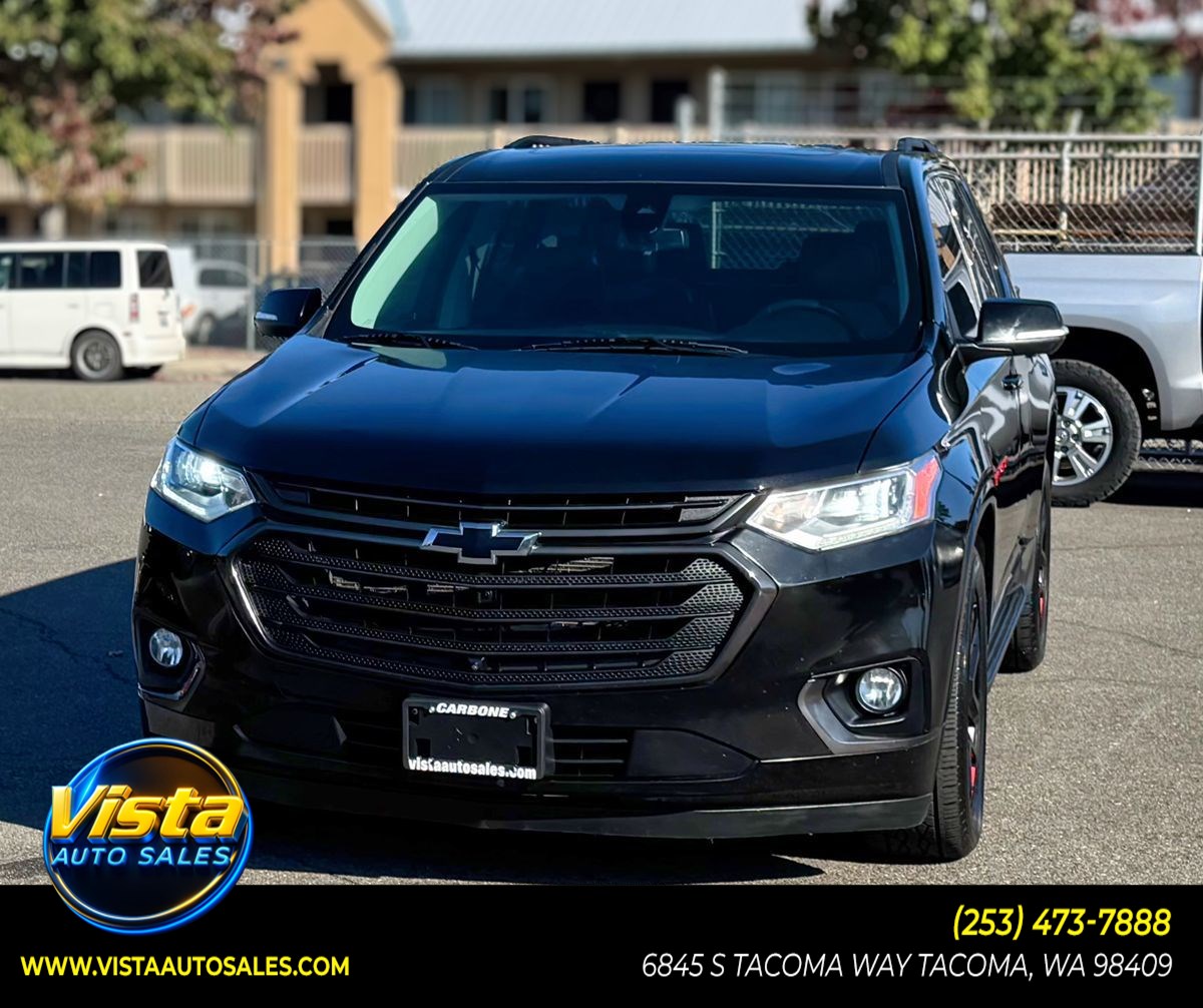 Mosaic Black Metallic 2021 Chevrolet Traverse SUV / Crossover Four-Wheel Drive Automatic
