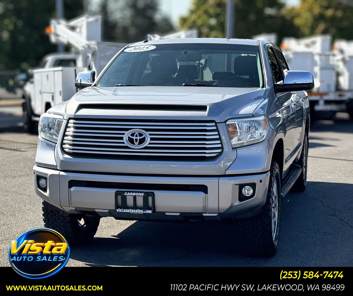  2015 Toyota Tundra Pickup Truck Four-Wheel Drive Automatic