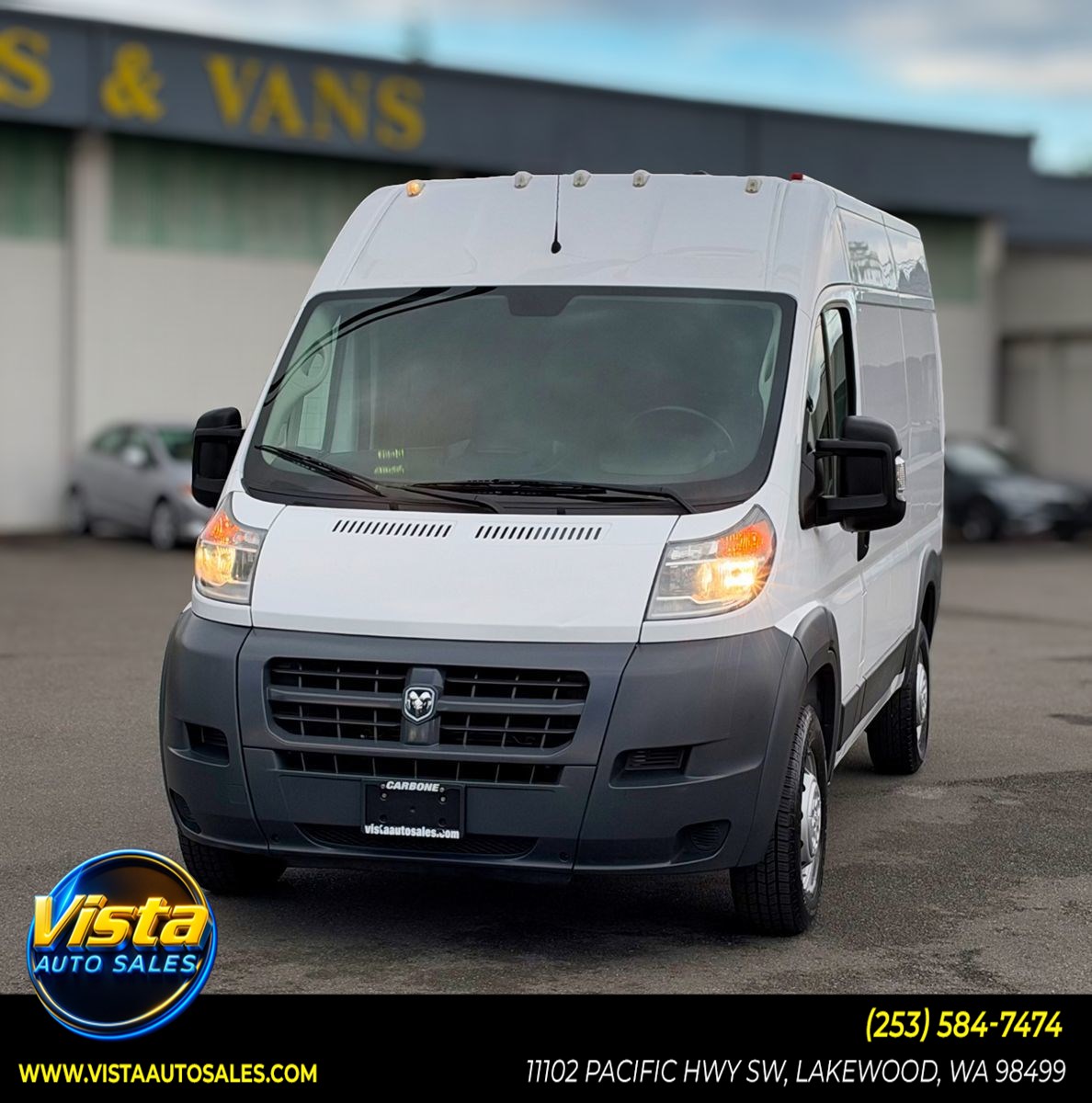 2018 Ram ProMaster Cargo Van 
