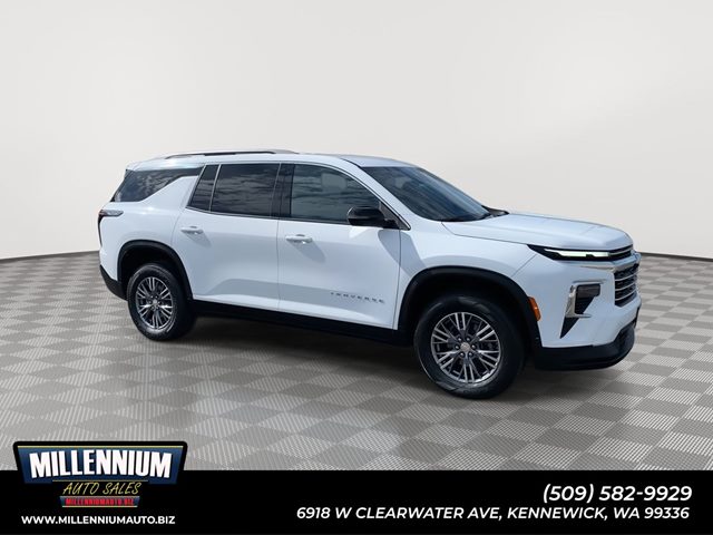 Summit White 2025 Chevrolet Traverse LT AWD SUV / Crossover Four-Wheel Drive Automatic