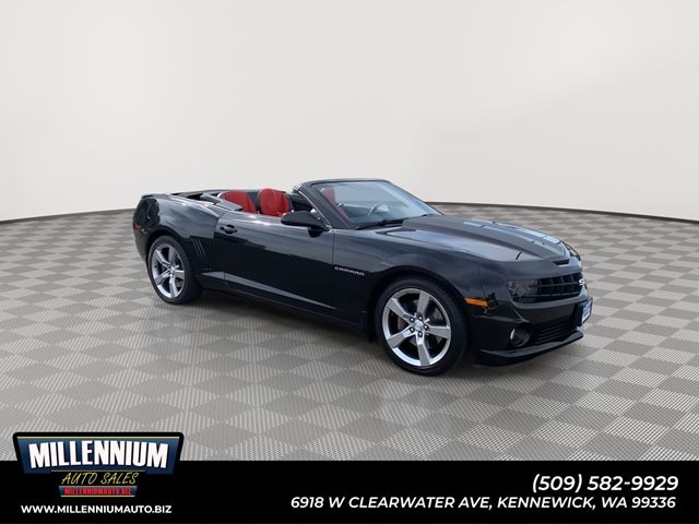 Black 2011 Chevrolet Camaro 2SS Convertible RWD Convertible Rear-Wheel Drive Manual
