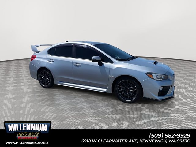 Ice Silver Metallic 2015 Subaru WRX STI Sedan All-Wheel Drive Manual