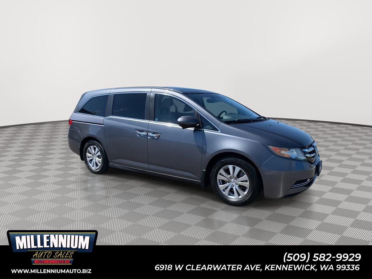 Gray (Modern Steel Metallic) 2014 Honda Odyssey Minivan Front-Wheel Drive Automatic