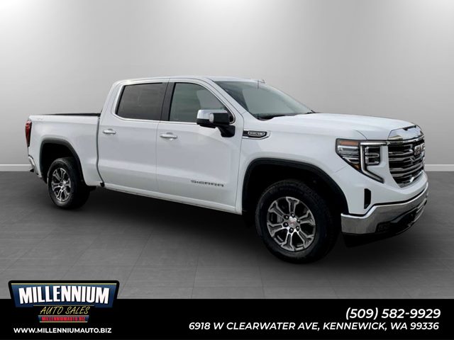 Summit White 2025 GMC Sierra 1500 Pickup Truck Four-Wheel Drive Automatic