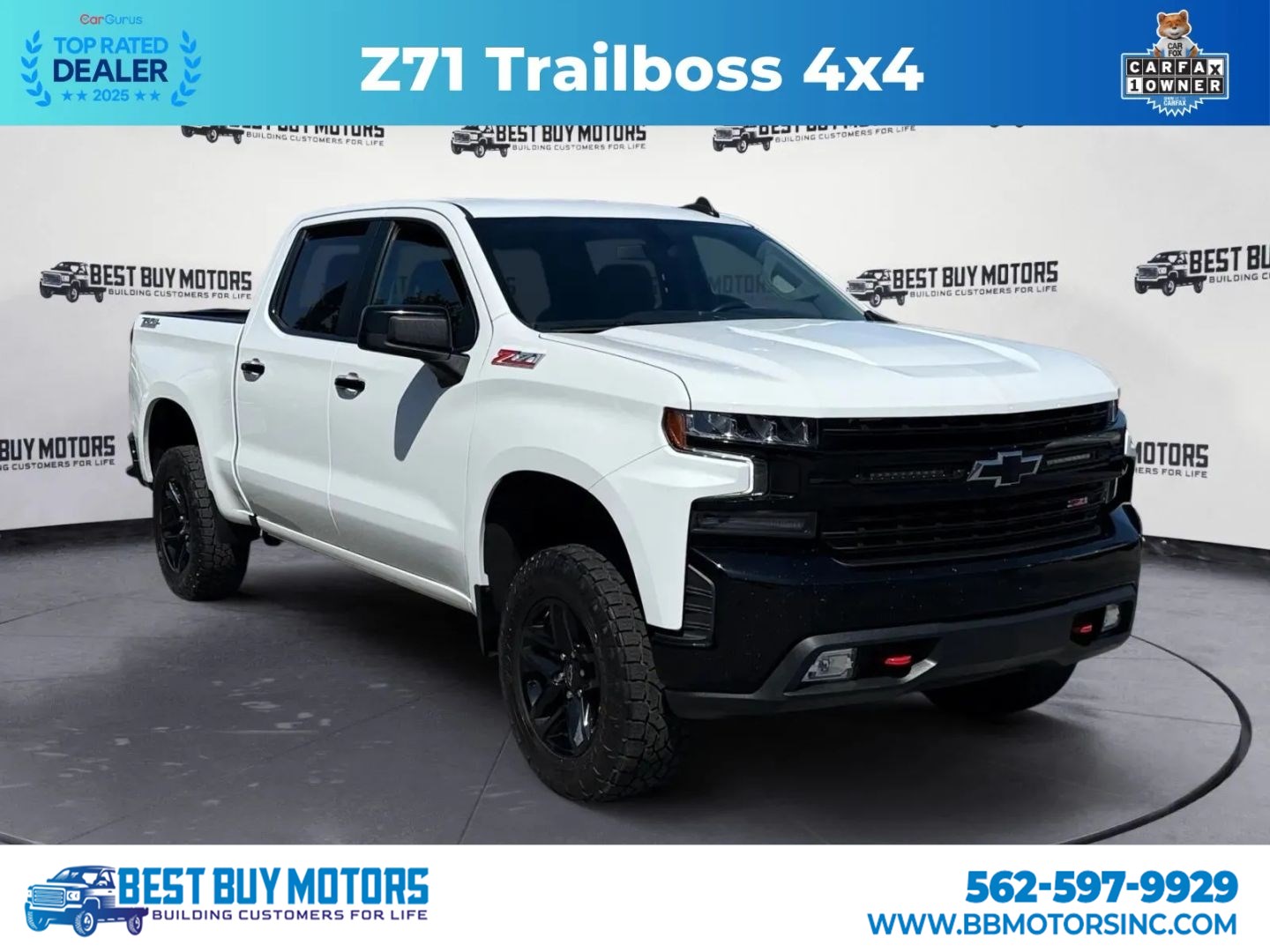2021 Chevrolet Silverado 1500 LT Trail Boss Crew Cab 4WD