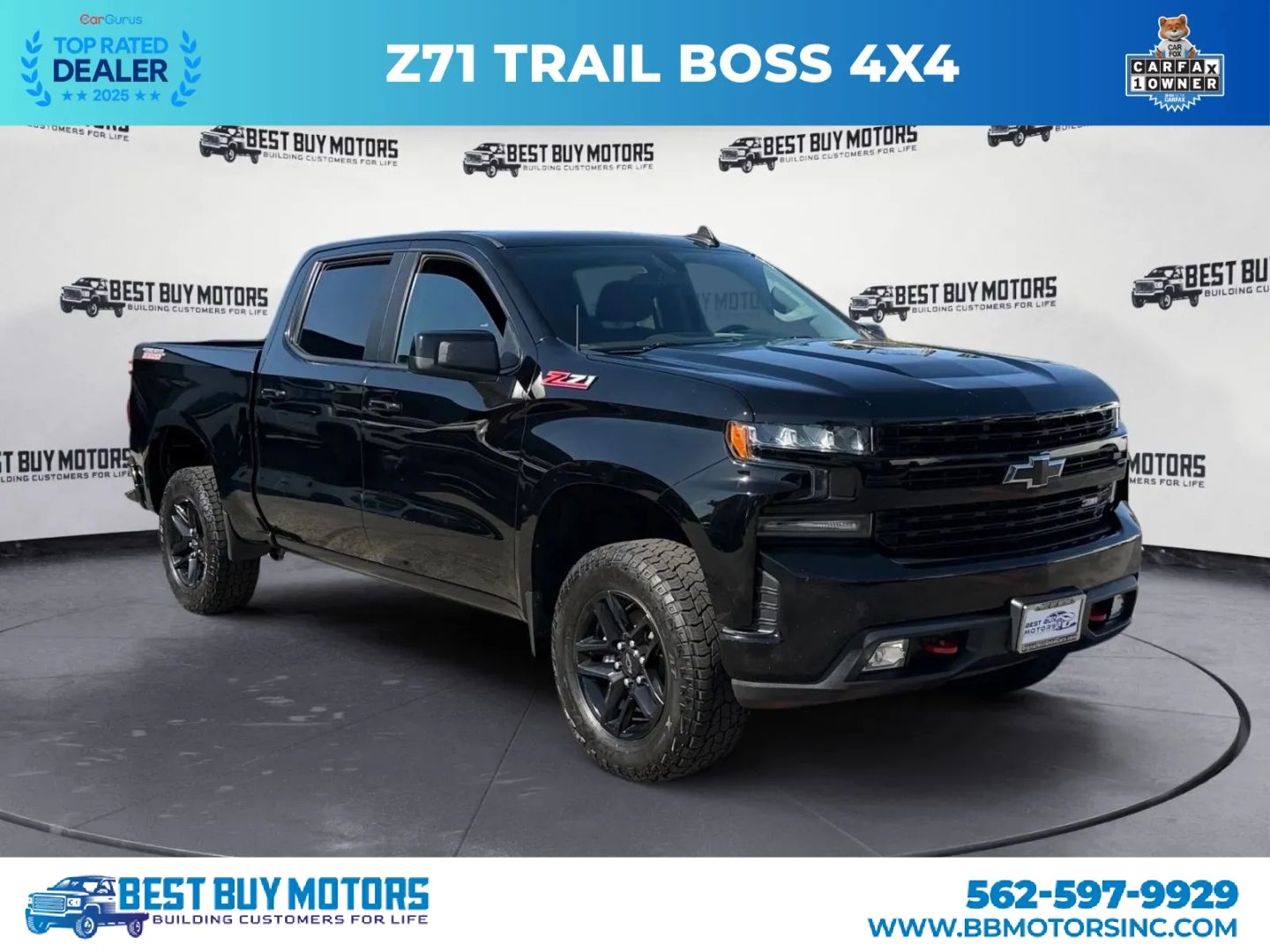 2019 Chevrolet Silverado 1500 LT Trail Boss Crew Cab 4WD