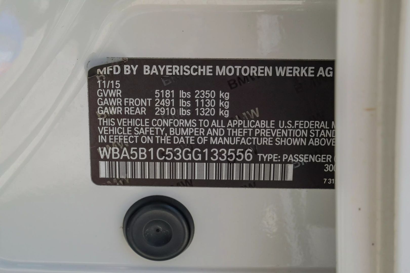 Sold 2016 BMW 5 Series 535i in Richardson