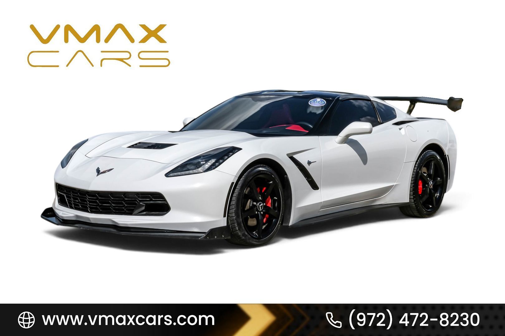 Arctic White 2015 Chevrolet Corvette Coupe Rear-Wheel Drive Automatic