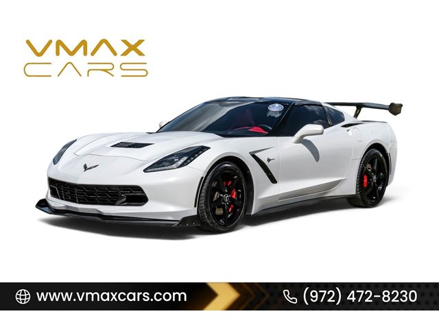 Arctic White 2015 Chevrolet Corvette Coupe Rear-Wheel Drive Automatic
