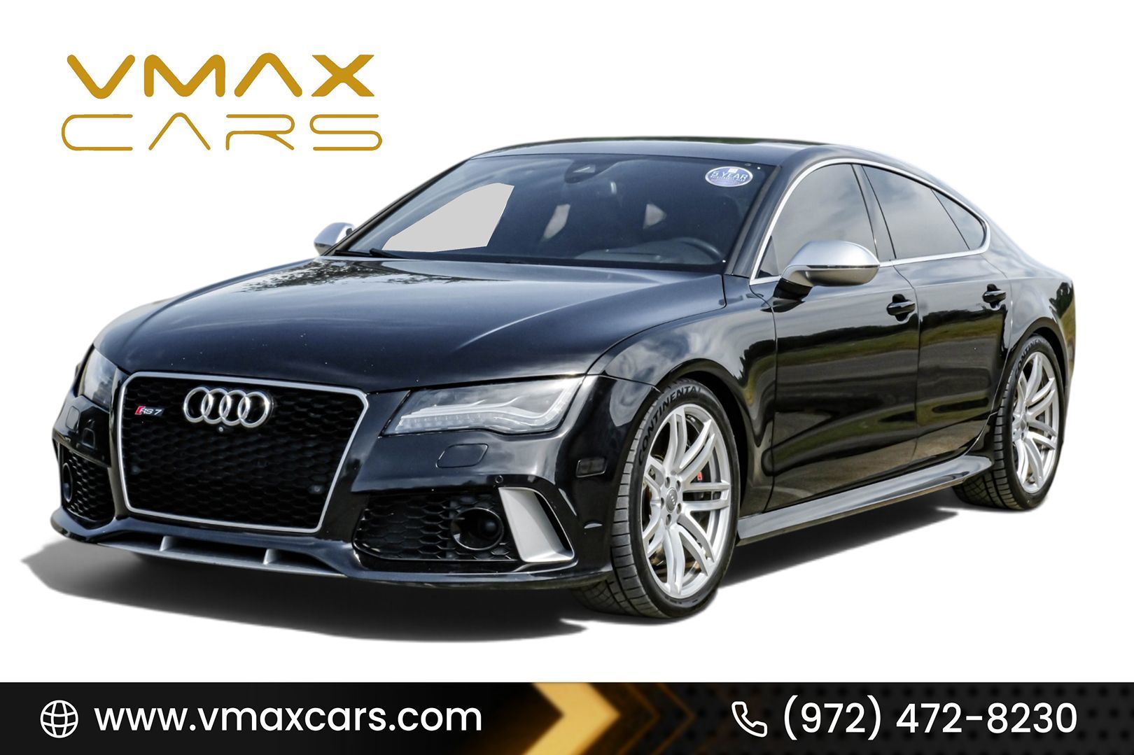 Black 2014 Audi RS 7 Sedan All-Wheel Drive Automatic
