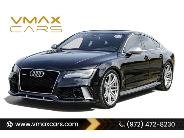 Black 2014 Audi RS 7 Sedan All-Wheel Drive Automatic