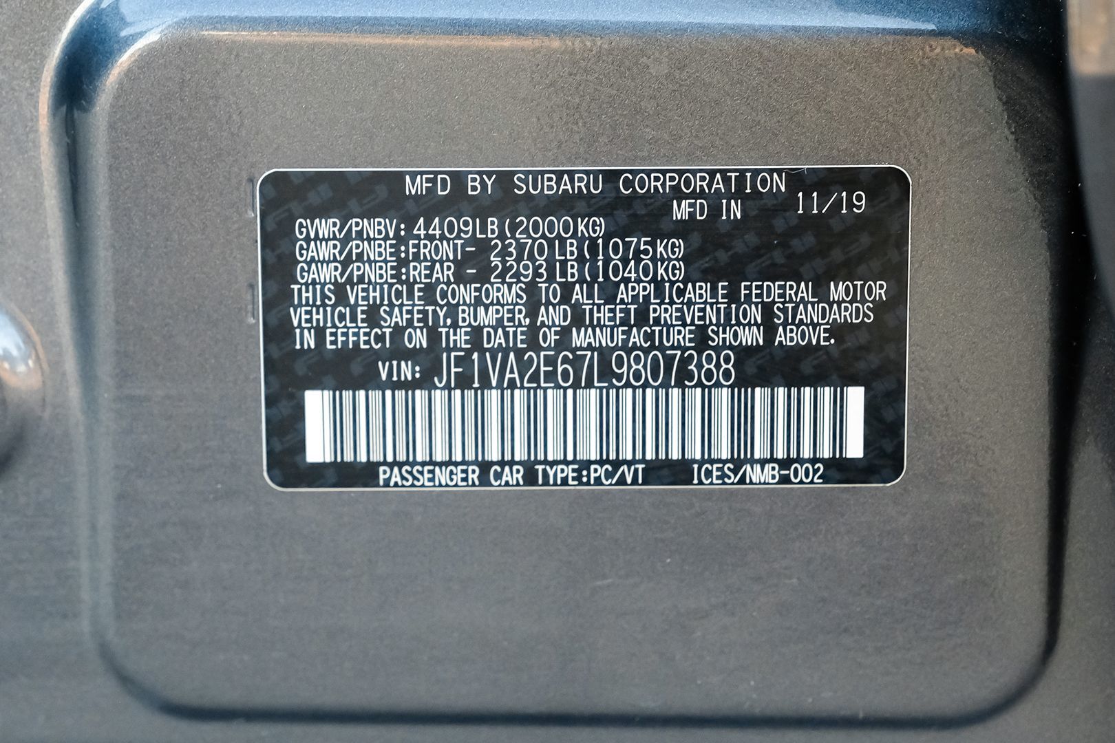 Photo 69 of this Subaru WRX