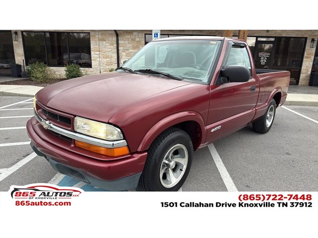 Dark Cherry Red Metallic 2003 Chevrolet S-10 LS RWD Pickup Truck Rear-Wheel Drive Automatic