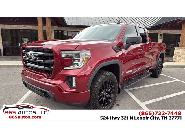 Red 2019 GMC Sierra 1500 Elevation Double Cab 4WD Pickup Truck Four-Wheel Drive Automatic