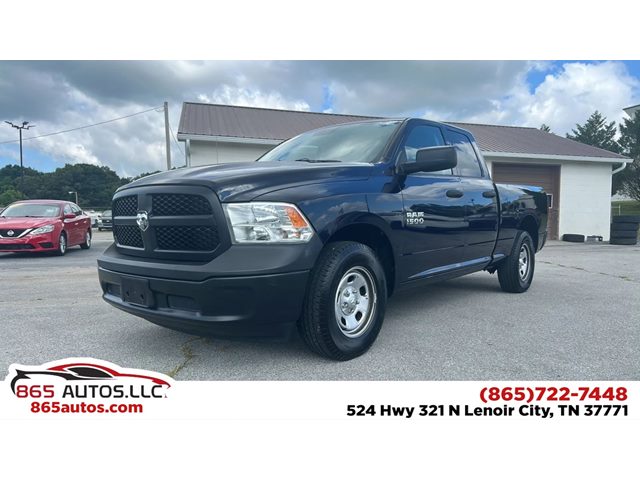 True Blue Pearlcoat 2018 RAM 1500 Tradesman Quad Cab RWD Pickup Truck 4X2 Automatic