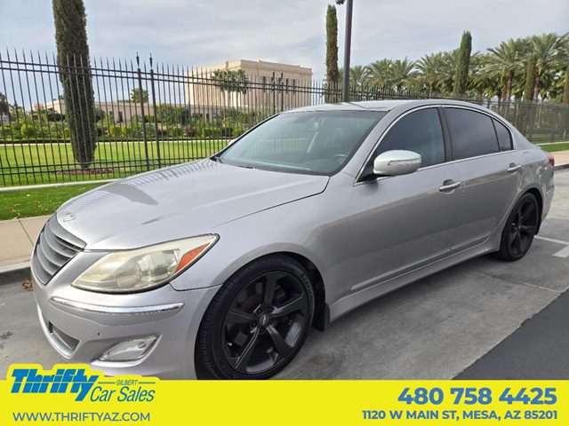 Silver 2012 Hyundai Genesis 5.0 RWD Sedan Rear-Wheel Drive Automatic