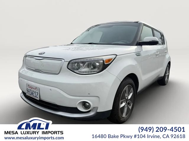 Clear White 2017 Kia Soul EV + FWD Wagon Front-Wheel Drive Automatic