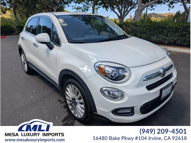 Bianco Gelato (White Clear Coat) 2016 FIAT 500X Lounge SUV / Crossover Front-Wheel Drive Automatic
