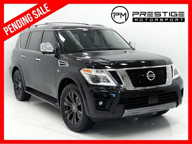 Super Black 2019 Nissan Armada Platinum 4WD SUV / Crossover Four-Wheel Drive 7-Speed Automatic