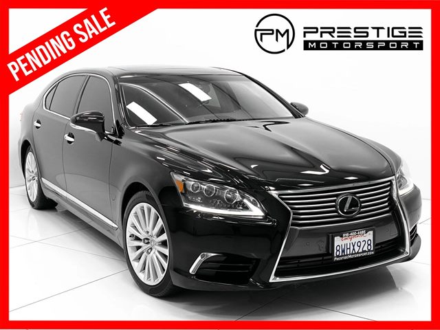 Black (Obsidian) 2013 Lexus LS 460 L RWD Sedan Rear-Wheel Drive Automatic