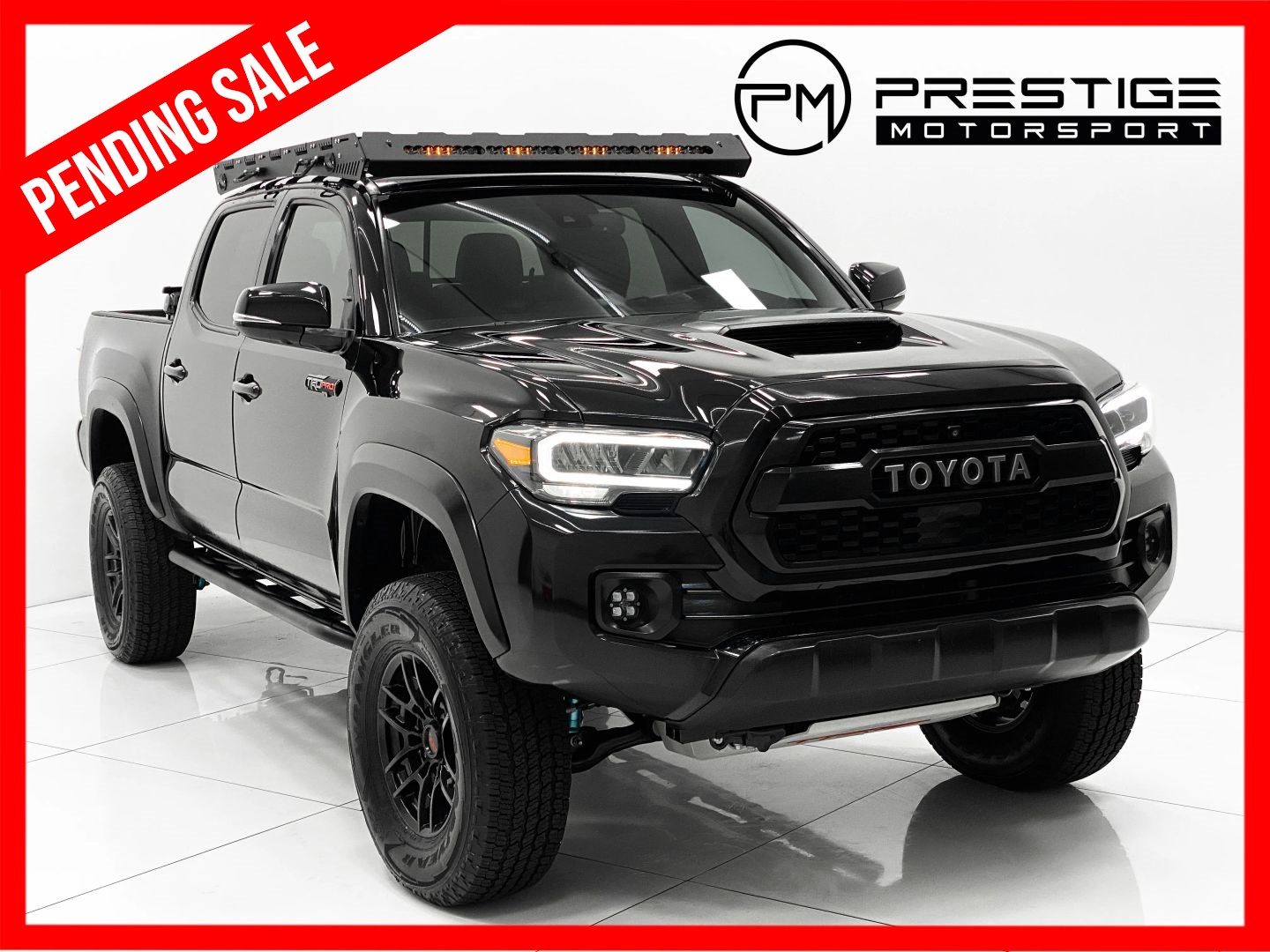 Midnight Black Metallic 2020 Toyota Tacoma Pickup Truck Four-Wheel Drive Automatic