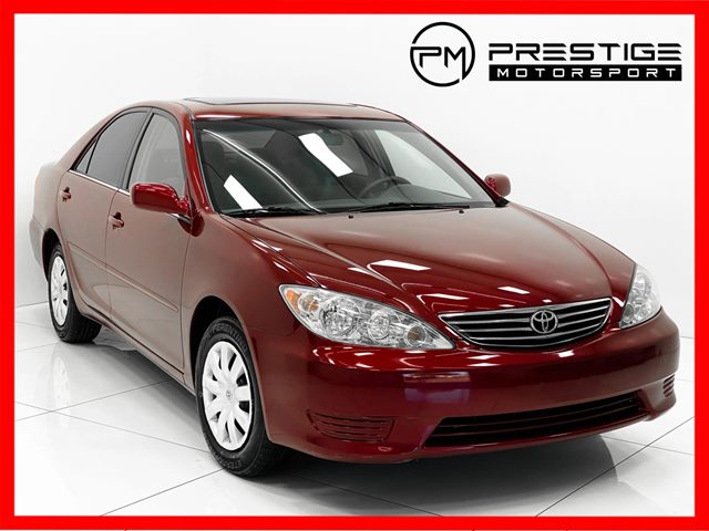 Salsa Red Pearl 2006 Toyota Camry LE Sedan Front-Wheel Drive Automatic