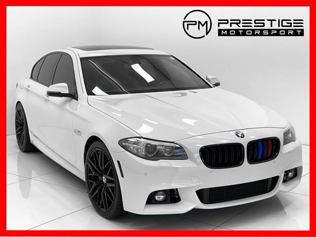 Alpine White 2016 BMW 5 Series Sedan Rear-Wheel Drive Automatic