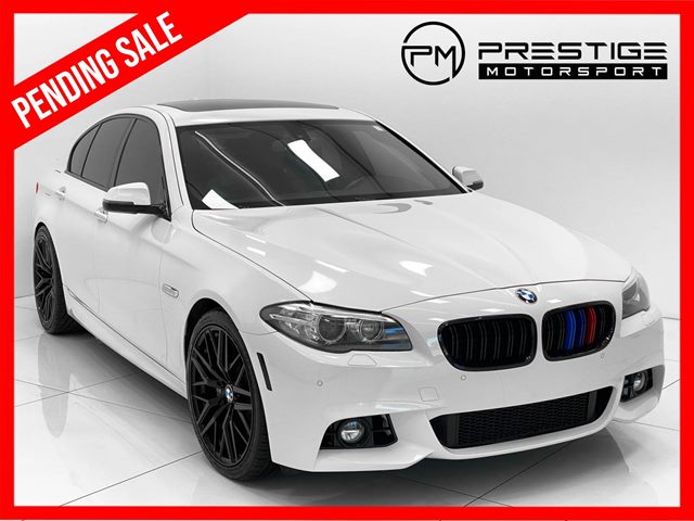 Alpine White 2016 BMW 5 Series Sedan Rear-Wheel Drive Automatic