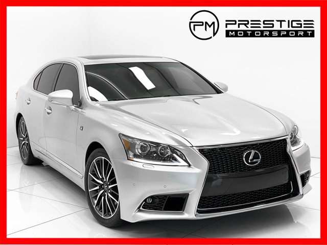 Gray (Liquid Platinum) 2013 Lexus LS Sedan Rear-Wheel Drive Automatic