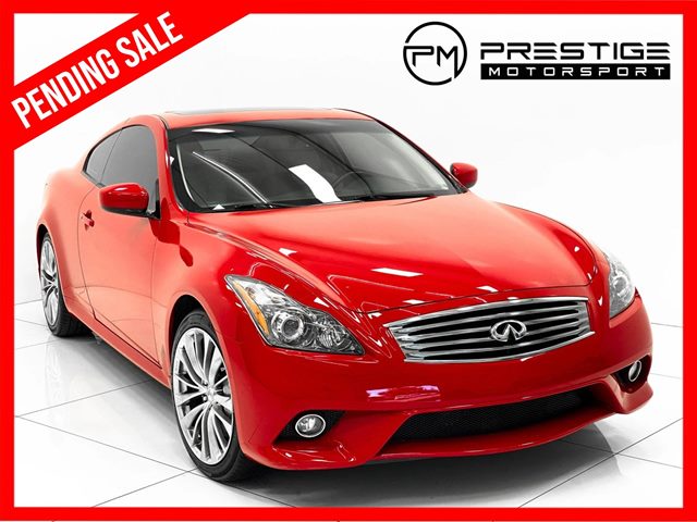 Vibrant Red 2013 INFINITI G37 Coupe Rear-Wheel Drive Automatic