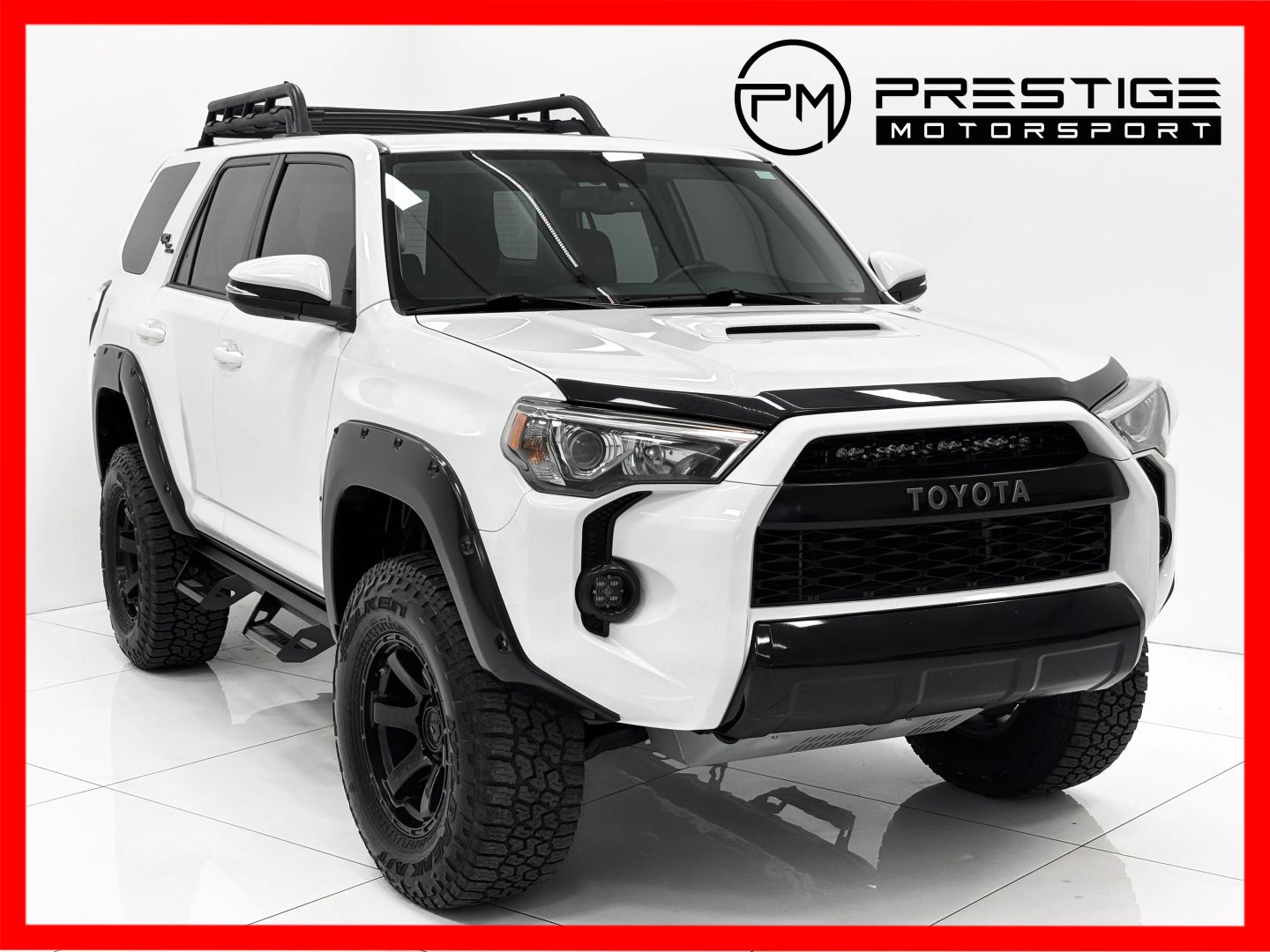 Super White 2019 Toyota 4Runner SUV / Crossover Four-Wheel Drive Automatic