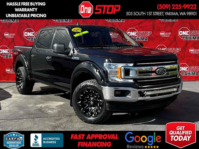 Agate Black Metallic 2020 Ford F-150 XLT SuperCrew 4WD Pickup Truck Four-Wheel Drive Automatic